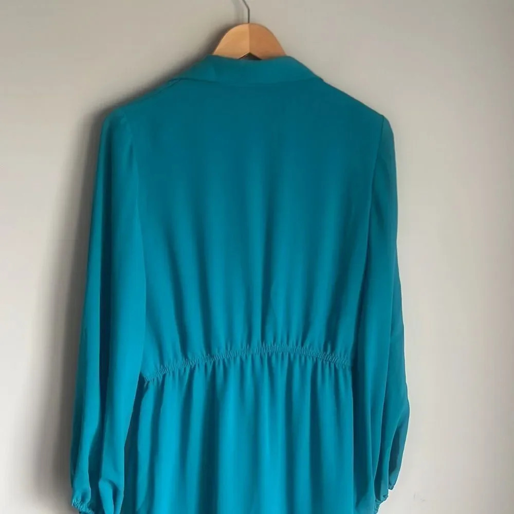 NEW Trina Turk Reverly Surplice Ruffle Dress - Picture 11 of 16